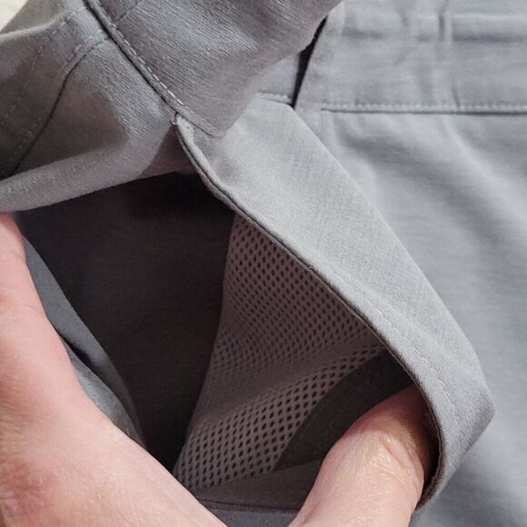 Faherty All Day Shorts Mens Size 38 Hybrid Stretch Performance Chino Golf Gray - Picture 13 of 13